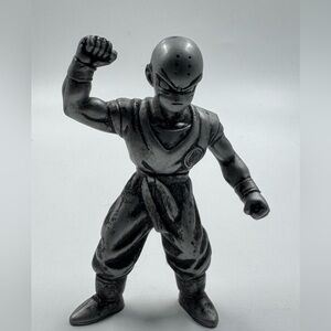 DBZ Dragon Ball Z Burger King Kids Meal Toy Silver Action Figure 2000 Y2K VTG